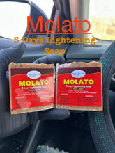 Load image into Gallery viewer, Luxury 5Days Molato Soap. Repair and remove all pigmentation range from Wrinkles and dark spots this soap is made from Olive Oil-Coconut oil- Honey- Cucumber and many more Soap