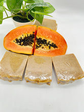 Load image into Gallery viewer, Papaya and Mango Turmeric Lightening Soap