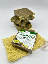 Load image into Gallery viewer, Natural Moringa Soap with Thyme Leaf, Anti-Aging. Skin Irritation