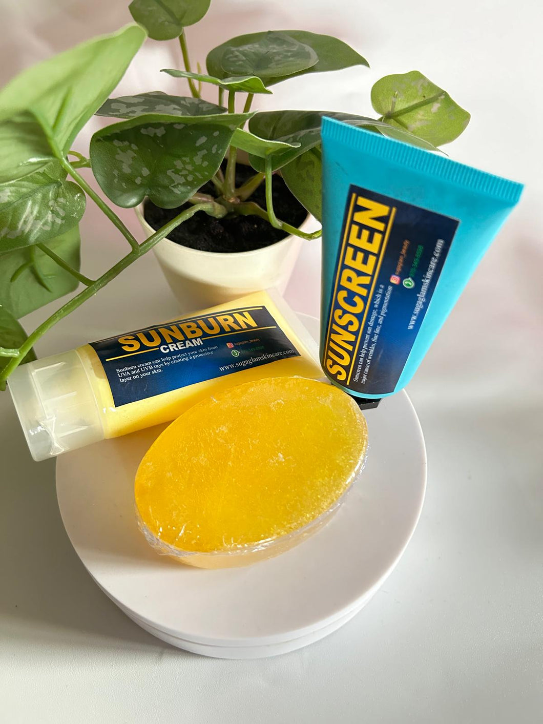 Sunburn Cream (Set) for damaged skin